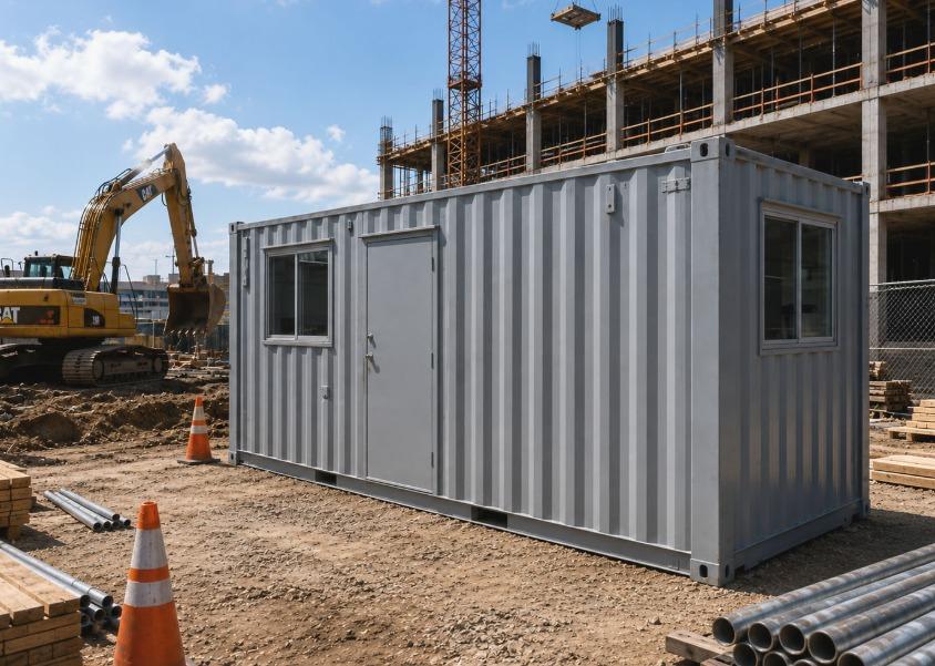 container offices come in a range of sizes to accommodate different space requirements